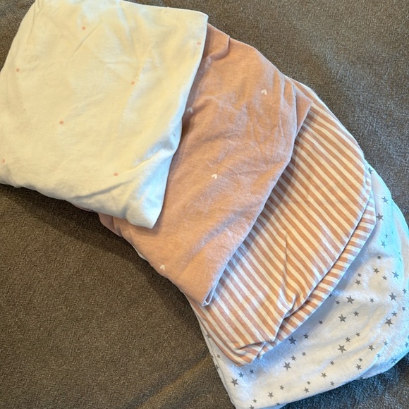 BUNDLE OF 4, PLUS BONUS, 💯% ORGANIC COTTON JERSEY BASSINET SHEETS ‼️ - Picture 4 of 15